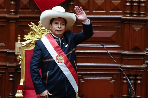 Perus ‘peasant President Pedro Castillo Sworn In Vows New