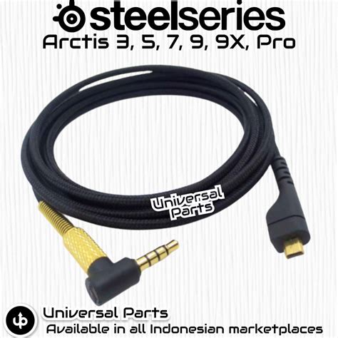 Jual Kabel Steelseries Arctis 3 5 7 Pro Audio Cable Gold Plated Braided Extention Headset