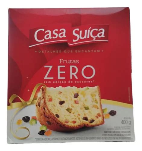 Panettone Casa Su A Frutas Zero G Mercadolivre