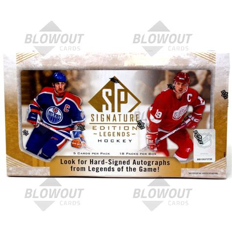 2020 21 Upper Deck Sp Signature Edition Legends Hockey Hobby Box