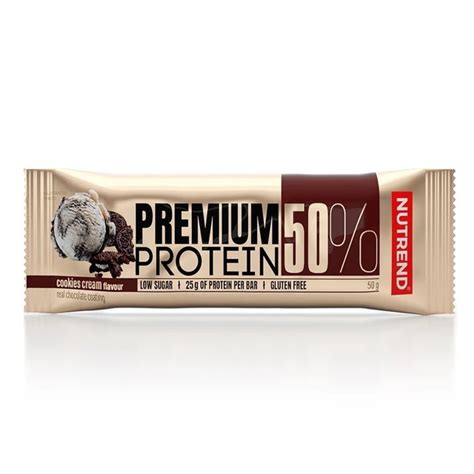 Proteinová tyčinka Nutrend Premium Protein 50 Bar 50g inSPORTline