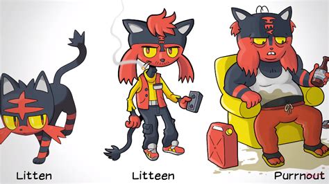 Litten S Evolved Form Fakemon Know Your Meme Hot Sex Picture