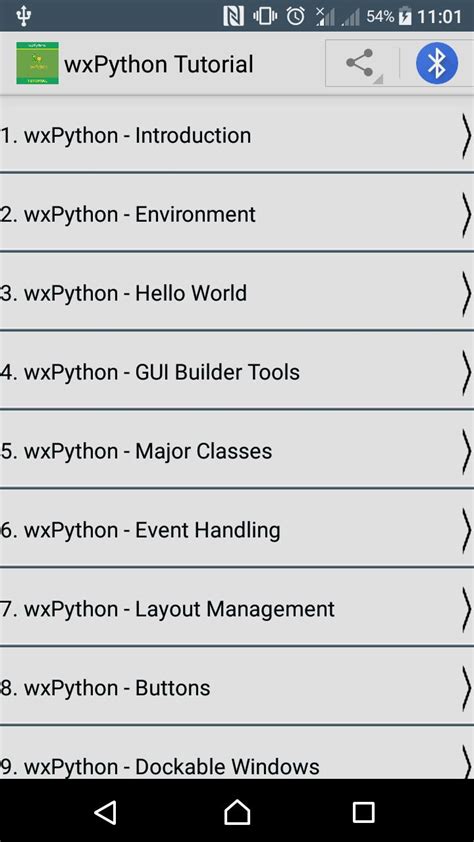 ดาวน์โหลด Wxpython Tutorial Apk สำหรับ Android