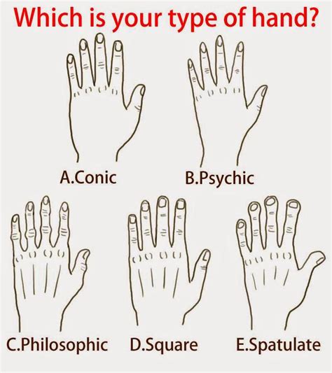 Hand Type Guide Rcoolguides