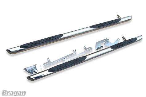 Side Bars 4 Step Pads For Ford Kuga 2016 2019 4x4 Stainless Steel