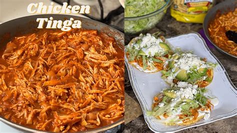 Tinga De Pollo Mexicana Para Chuparse Los Dedos😍🤤🤤👌🏼 Youtube