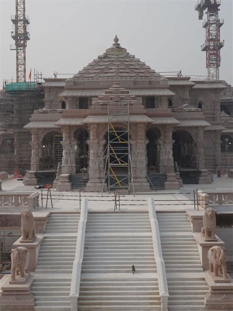 Ayodhya Ram Mandir 392 Pillars 44 Doors And 161 Feet Height Know