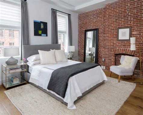 Brick Accent Wall Bedrooms With Brick Accent Wall 809x650 Wallpaper