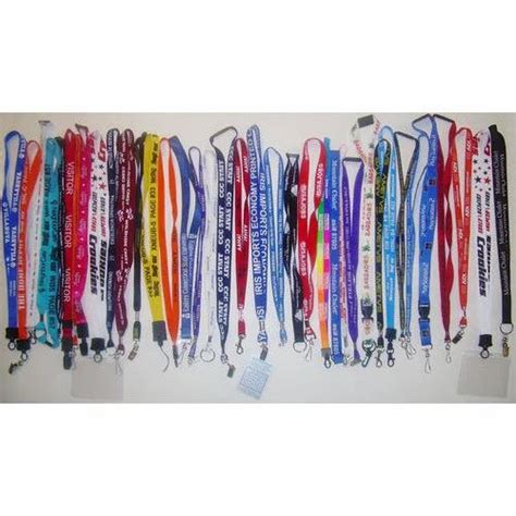 Mult Color Polyester Printed Id Card Lanyards At Rs In New Delhi