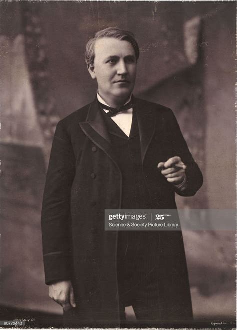 Photograph Of Thomas Edison Edison Was A Prolific American Inventor