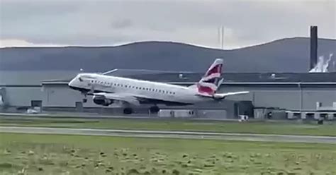 Watch As Two Planes Abort Landing At Belfast City Airport Due To Tricky