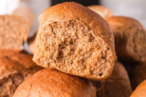 Sweet Molasses Brown Bread Rolls Recipe With Yeast Hostess At Heart