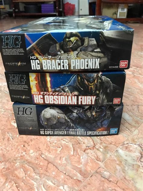 Hg Gipsy Avenger Obsidian Fury Bracer Phoenix Pacific Rim Bandai