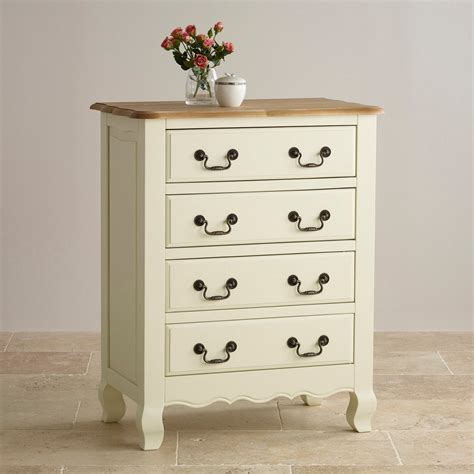 Bella Drawer Painted Chest In Brushed Oak Oak Furniture Land