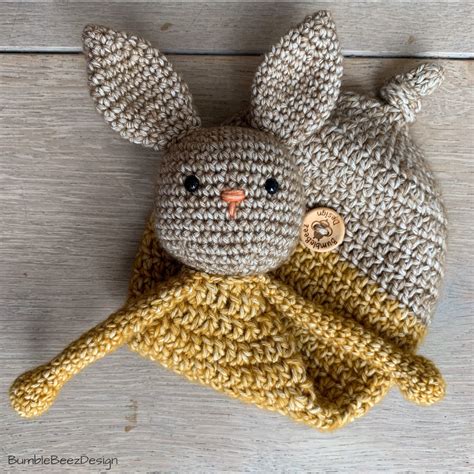 Bunny Baby Lovey Amigurumi Crochet Pattern Rag Doll Comforter Pdf