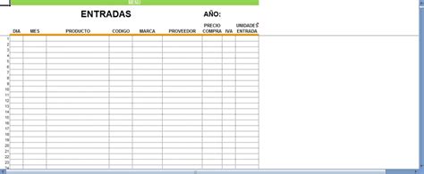 Como Hacer Un Inventario Y Control De Stock Con Entradas Y Salidas En