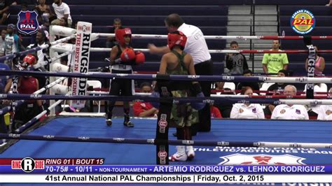 41st Nat Pal Boxing Tournament Artemio Rodriguez Vs Lehnox