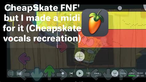 CHEAPSKATE VS SpongeBob FNF But I Made A Midi For It Cheapskate