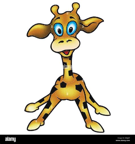 Cartoon Smiling Giraffe Hi Res Stock Photography And Images Alamy