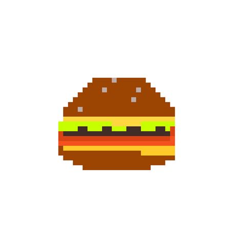 Pixilart Burger By Troodondadino