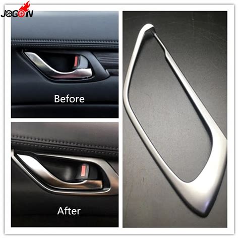 Aliexpress Buy Pcs Abs Chrome Interior Door Handle Bowl Cover