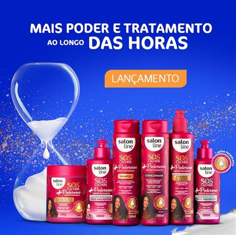 Creme Para Pentear SOS Cachos Poderosos Cacheados E Crespos Salon