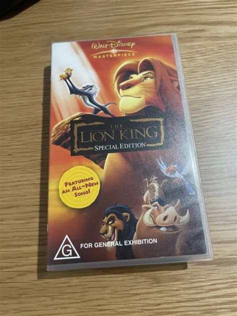 The Lion King Special Edition Vhs Picclick Uk