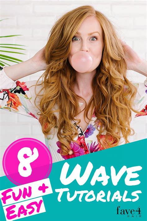 8 Fun & Easy Wave Hair Tutorials | Waves hair tutorial, Easy waves hair ...