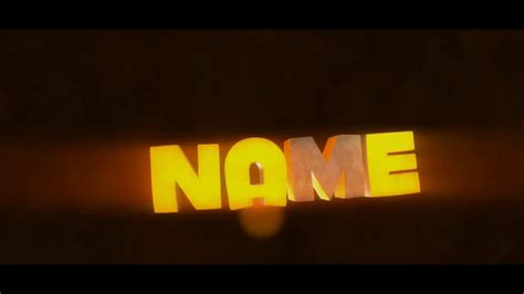 Panzoid Awesome Orange Yellow Intro Template Free To Use Youtube