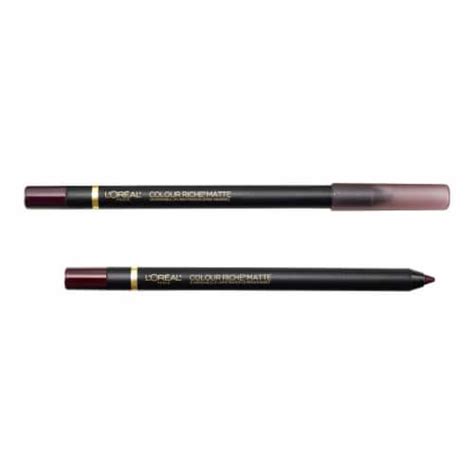 Loreal Paris Colour Riche 114 Matte Ing Call Matte Lip Liner 004 Oz Kroger