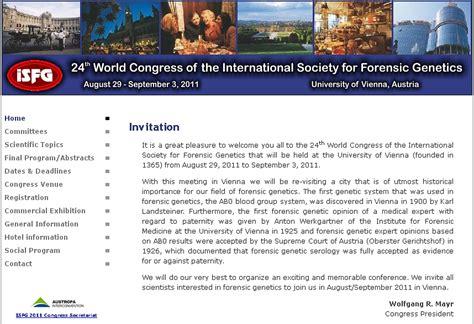 ISFG - Meeting/ISFG2011