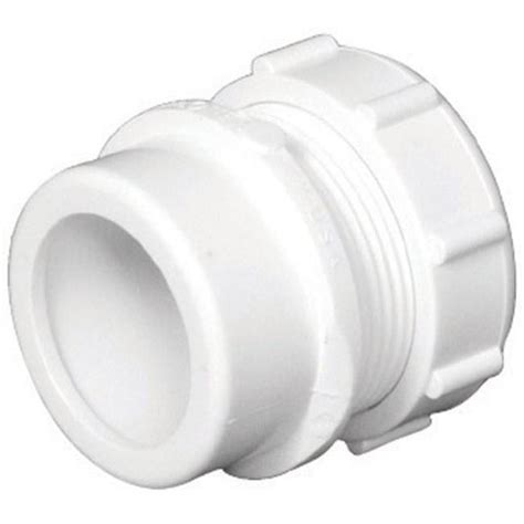 Charlotte Pipe Foundry PVC00103R0600HA PVC Trap Adapter 1 5 X 1 25 In