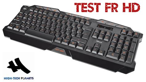 FR TEST REVIEW CLAVIER Trust GXT 280 FR HD 720p YouTube