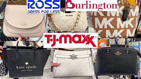 HUGE PURSE SHOPPING AT TJ MAXX ROSS DRESS FOR LESS BURLINGTON SHOP