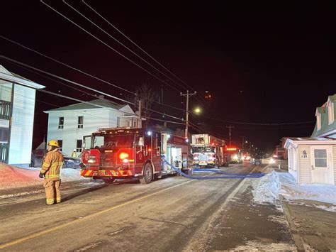 Incendie à Rimouski Est une personne transportée à lhôpital