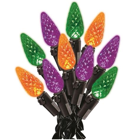 Celebrations 31326 71 Led C6 Lighted Halloween Lights 50 Count