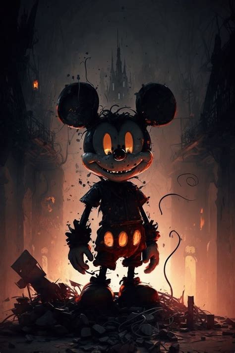 Creepy Mickey Mouse In 2023 Disney Pop Art Pop Art Wallpaper Cute