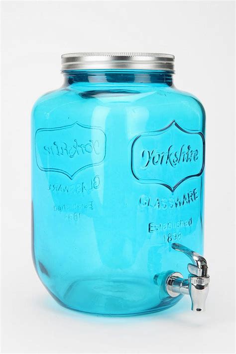 Yorkshire Glass Drink Dispenser Mason Jar Drink Dispenser Drink