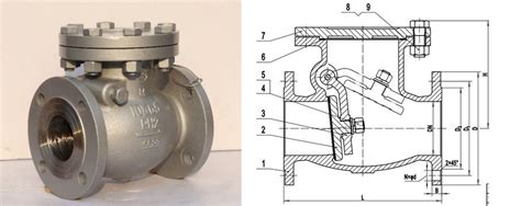 ODM 10K 20K Cast Steel Swing Check Valve