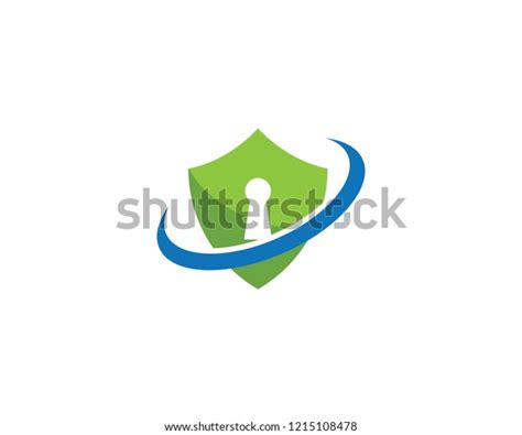 Shield Security Lock Logo Vector Template Stock Vector Royalty Free 1215108478 Shutterstock