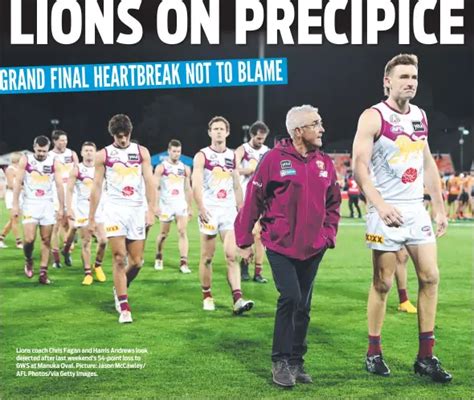 Grand Final Heartbreak Not To Blame Pressreader