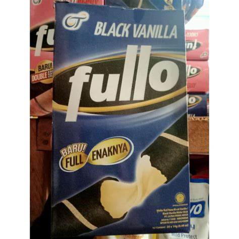 Jual Fullo Wafer Roll Rasa Black Vanilla 20Pcs Shopee Indonesia