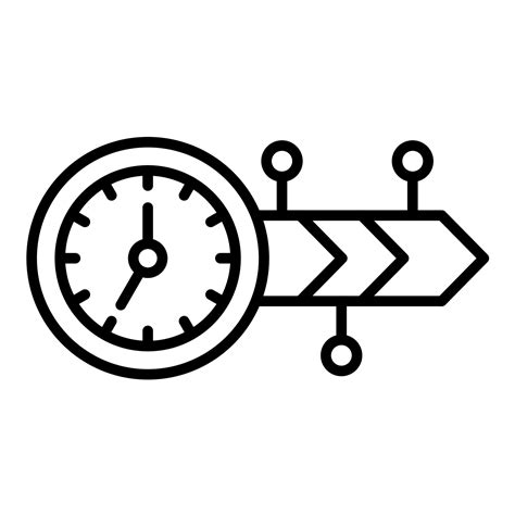 Timeline Line Icon 14811587 Vector Art At Vecteezy