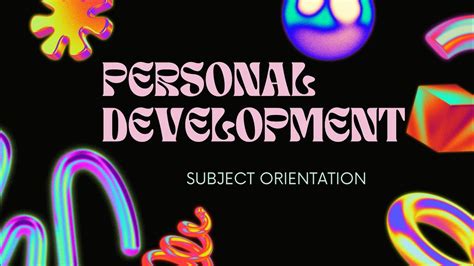 Subject Orientation Personal Development YouTube