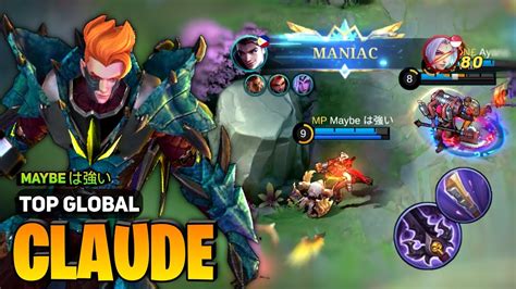 MANIAC Claude Best Build 2023 Claude Top Global Gameplay By Maybe