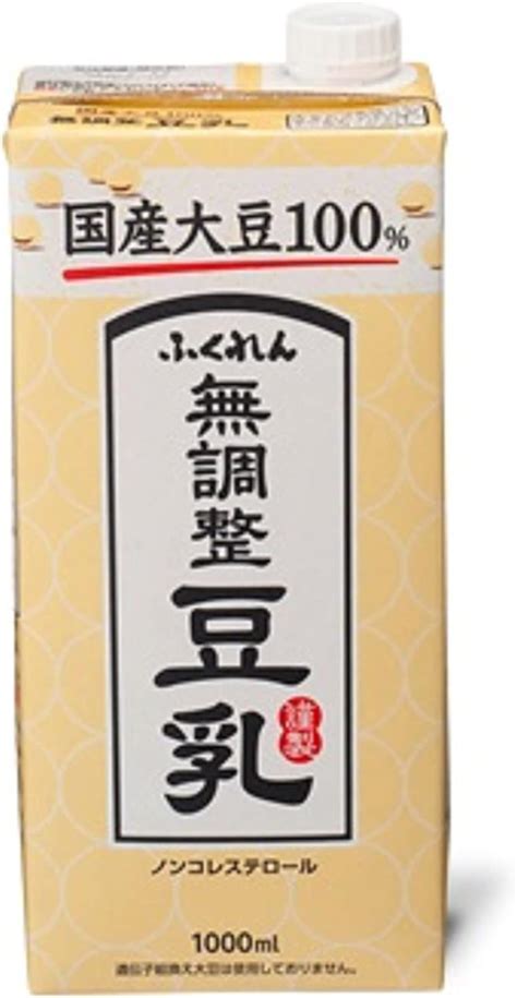 ふくれん 九州産ふくゆたか大豆成分無調整豆乳 1l ×6個 【メール便送料無料対応可】