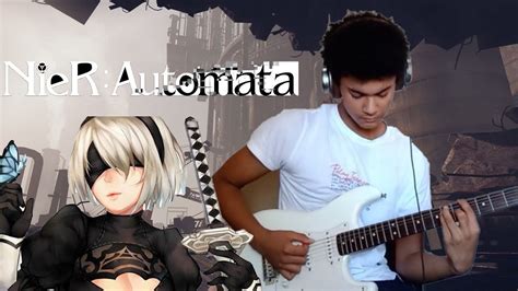 Nier Automata Opening Escalate By Aimer Guitar Cover Youtube