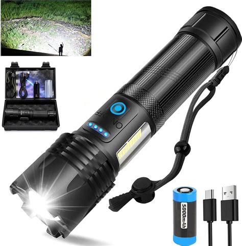 ZEUSFIRE Lampe Torche LED Ultra Puissante 100000Lumens Lampe Lorche