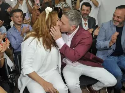 Se casó Lizy Tagliani Estoy muy orgullosa del paso que acabamos de