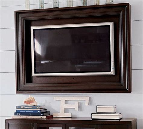 Shadow Box For Wall Hung Tv Placing The Frame On A Wall Mounted Piece